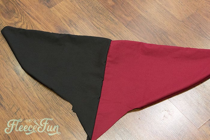 step 3 sew the wizard robe hood