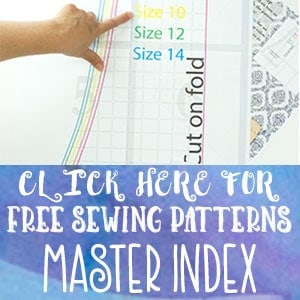 Free sewing patterns perfect for beginners. There are a wide variety of patterns sizes baby to adult. Many pdf patterns come with a video tutorial.