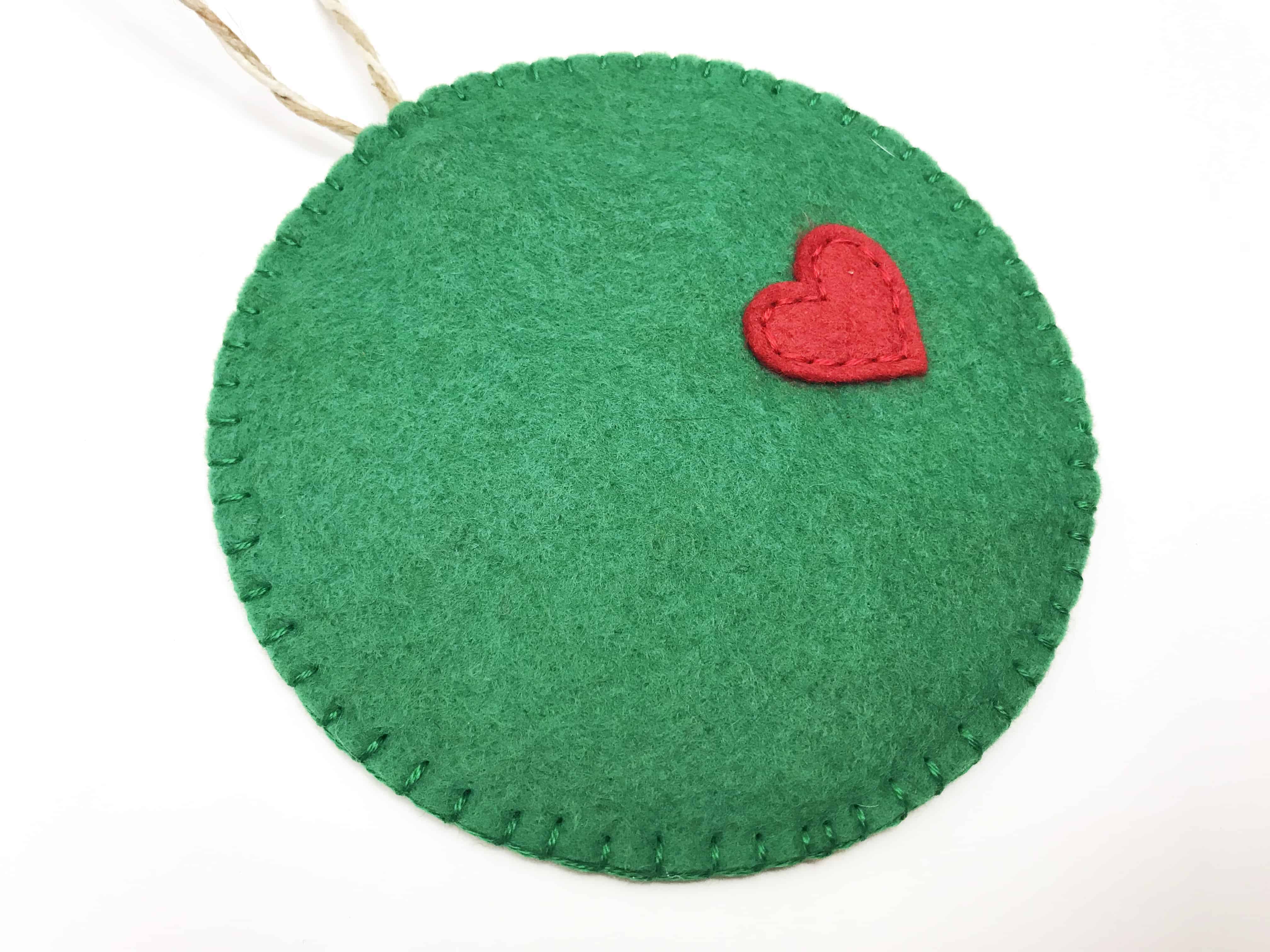 back side of the ornament