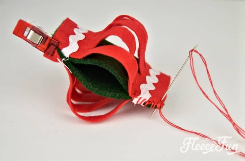 This Felt Lanterns Handmade Christmas Ornament tutorial is easy to make and a wonderful addition to your tree. With straightforward instructions you'll be able to make this holiday decor easily.