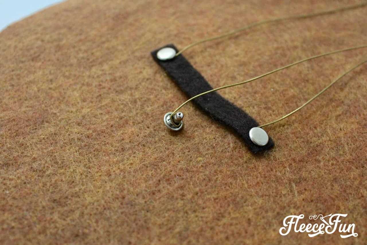 Attaching the Rivets and Guitar Strings.