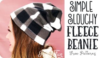 Warm Fleece Hat Sewing Patterns Free Sizes Baby To Adult