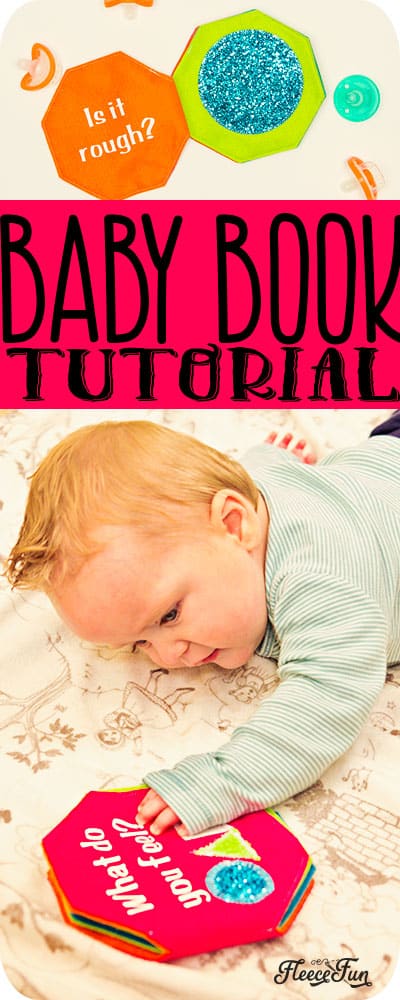 This easy to follow Softie Book Baby Toy Tutorial makes a wonderful handmade gift for baby! With clear step by step instructions and a Free Design Space File, you can make this cute baby toy and personalize it for your little one.