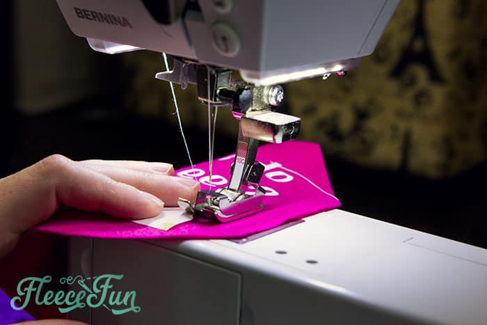Adding fabric textures to create a sensory baby book with fleecefun free template and tutorial