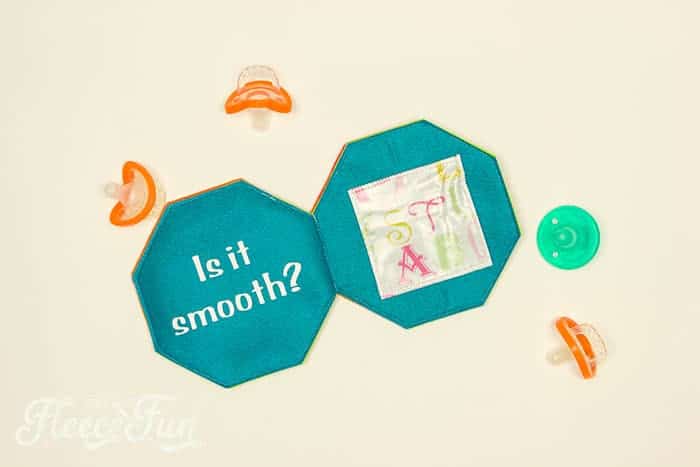 This easy to follow Softie Book Baby Toy Tutorial makes a wonderful handmade gift for baby! With clear step by step instructions and a Free Design Space File, you can make this cute baby toy and personalize it for your little one.