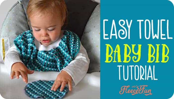 Towel Bibs for Babies Bandana Style Ultimate DIY