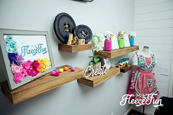 You'll love these Craft Room Ideas and the beautiful pictures of this craft room makeover. She takes it from dark and cluttered to airy and wow! 