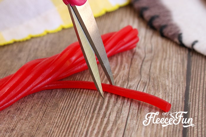 Making forky's eyebrows using licorice. Learn How to Make Forky from Toy Story with this easy to follow step by step tutorial. Perfect, easy craft for all ages - quick and fun to make!
