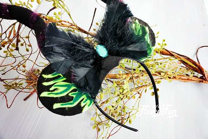 Minnie Ears DIY Maleficent Inspired Style (Free Template)