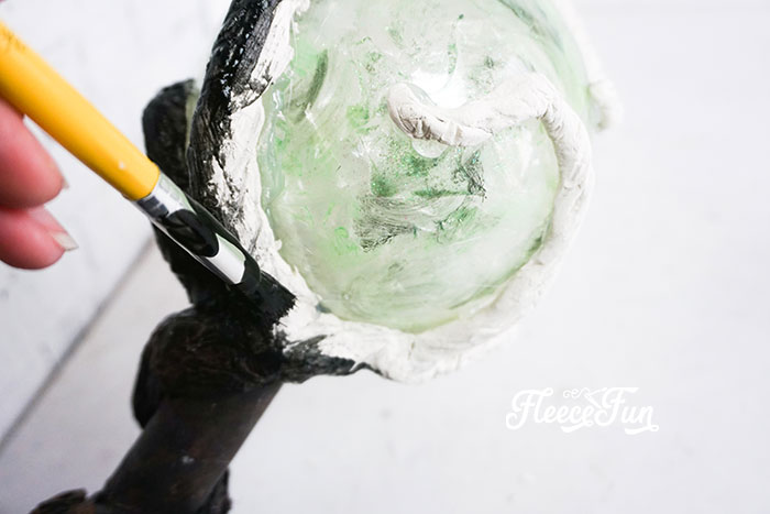 This Glowing Maleficent Staff DIY is perfect for the "Mistress of All Evil". With clear step by step instructions you'll love this addition to your costume.