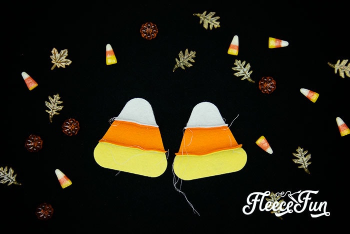 sewing the back. This Kawaii DIY Candy Corn and Ghost Softie are easy to make with the FREE pattern & step by step instructions. Perfect for Halloween gifts and decorating!