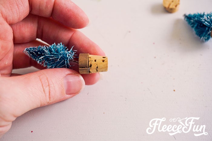 Step 2: Christmas cloche items ready for assembly with fleecefun free template and tutorial