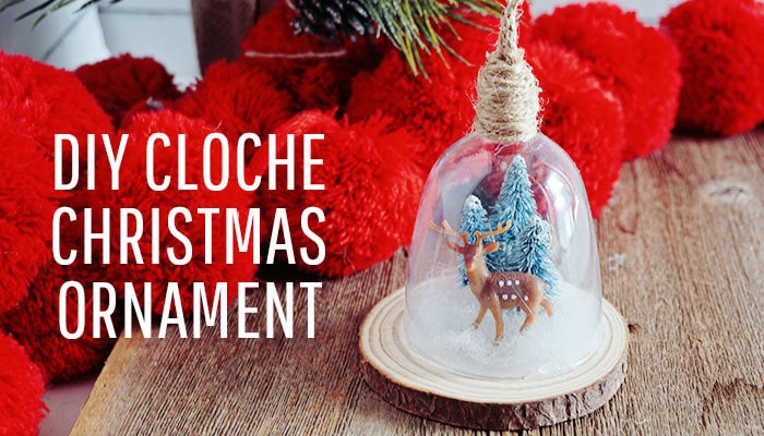 DIY Cloche Ornament (Shatterproof!) Homemade Christmas Ornaments