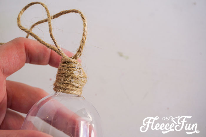 wrapping the twine