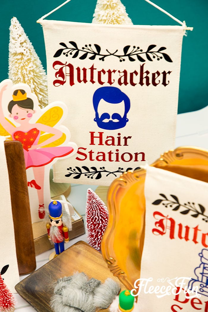 Detailed Nutcracker ornament DIY project from fleecefun free tutorial