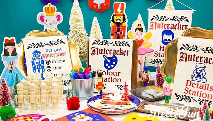 Nutcracker Ornament DIY (Make a DIY Nutcracker Bar!)