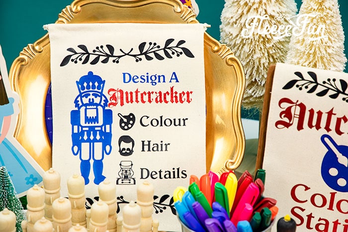 DIY Nutcracker ornament creation with fleecefun free pattern