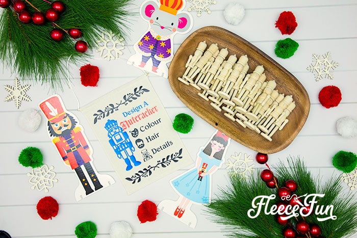 This Nutcracker Ornament DIY is easy and fun for all ages. Set up is perfect for a party and everyone can let their creativity shine with this tutorial!