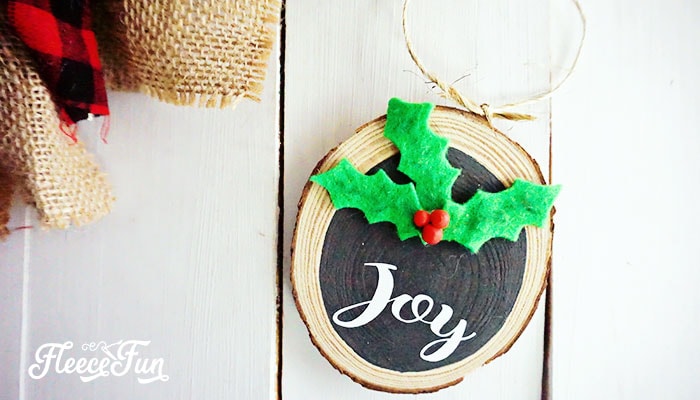 Wooden Christmas Ornament DIY