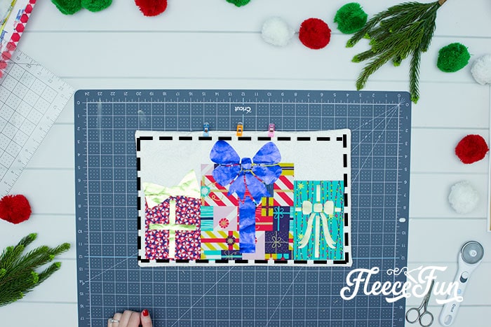 These DIY Placemats for the holidays are the perfect addition to your tablescape. Easy to follow step by step directions and pictures.