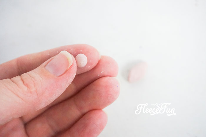 roll the clay into a ball