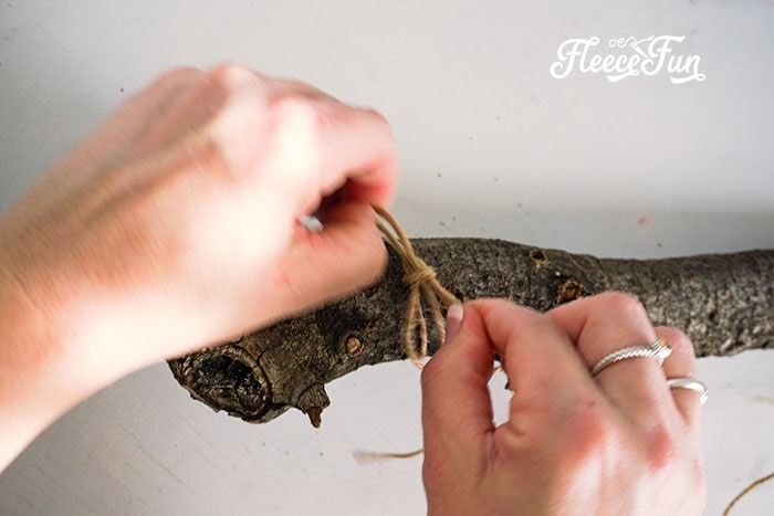 Get rustic hearts ready for display with fleecefun's detailed Valentine craft tutorial.