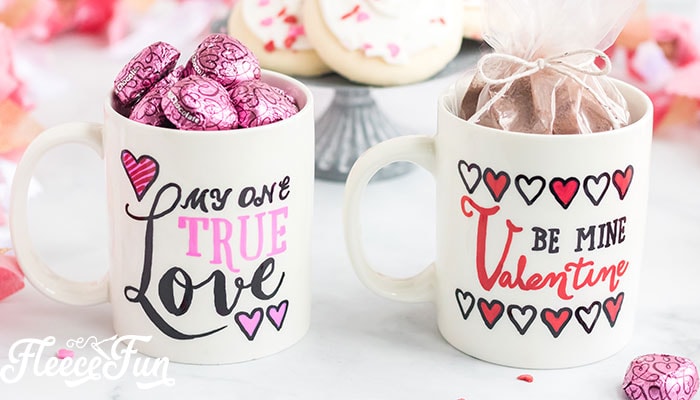 DIY Sharpie Mug Tutorial with free templates