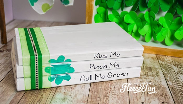 St. Patrick’s Day Decor – Easy Upcycle Book Craft