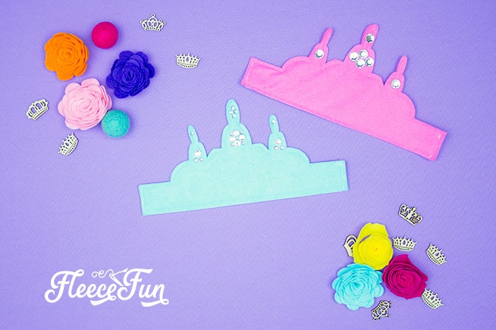 DIY Tiara (Free Pattern and SVG file) ♥ Fleece Fun