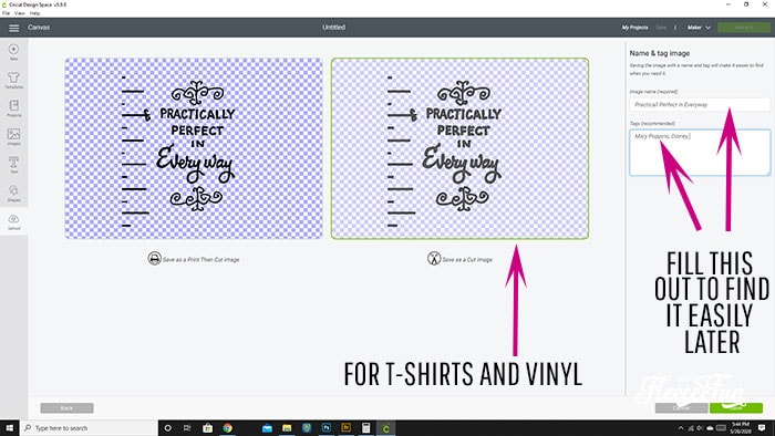 Learn how to use Jpegs to make a T-shirt in Cricut Design Space with this step by step tutorial. Make beautiful art that can be cut from Vinyl!