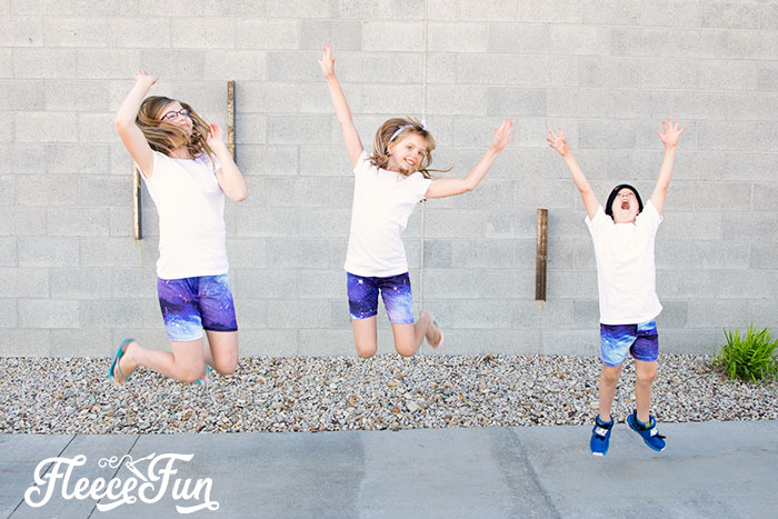 This free shorts pattern is perfect for the hot summer months. Designed so kids can run jump and play no tugging needed. Easy step by step instructions.