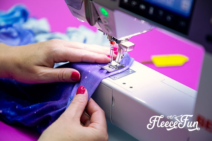 sewing the cuff