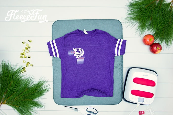 using everyday iron on. Learn the tips for working with Iron on Mesh! This fun product gives a cute "Sports Jersey" look, but has a few things to watch out for. With free design space file from FleeceFun