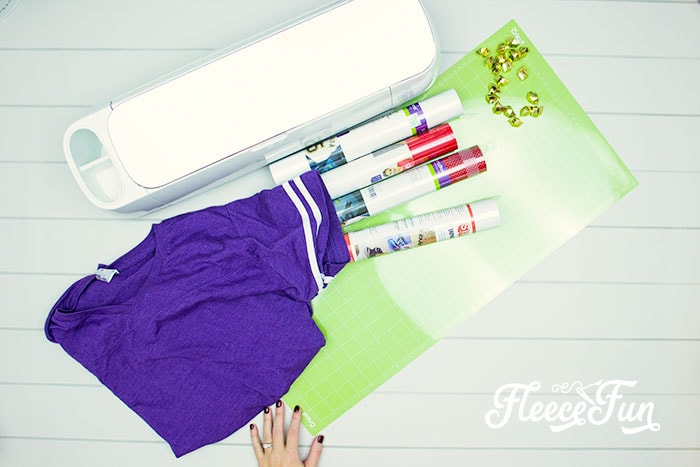 supplies needed. Learn the tips for working with Iron on Mesh! This fun product gives a cute "Sports Jersey" look, but has a few things to watch out for. With free design space file from FleeceFun