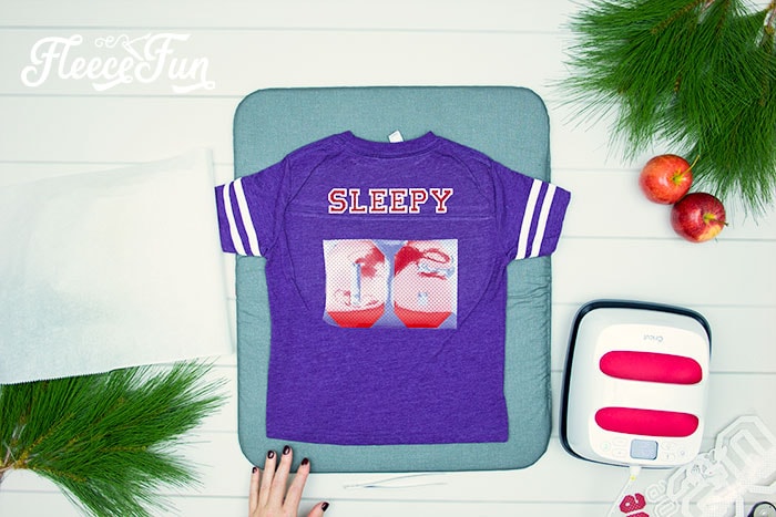 using the easypress. Learn the tips for working with Iron on Mesh! This fun product gives a cute "Sports Jersey" look, but has a few things to watch out for. With free design space file from FleeceFun