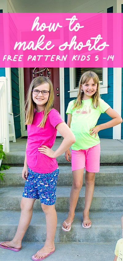 You can learn how to make shorts with this easy to follow step by step tutorial. Comes with a free PDF sewing pattern, with easy instructions.