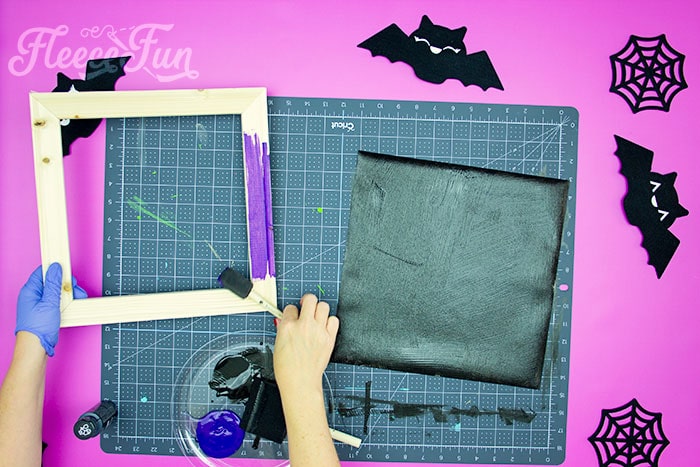 Setting up the canvas for Fleecefun Halloween SVG craft tutorial