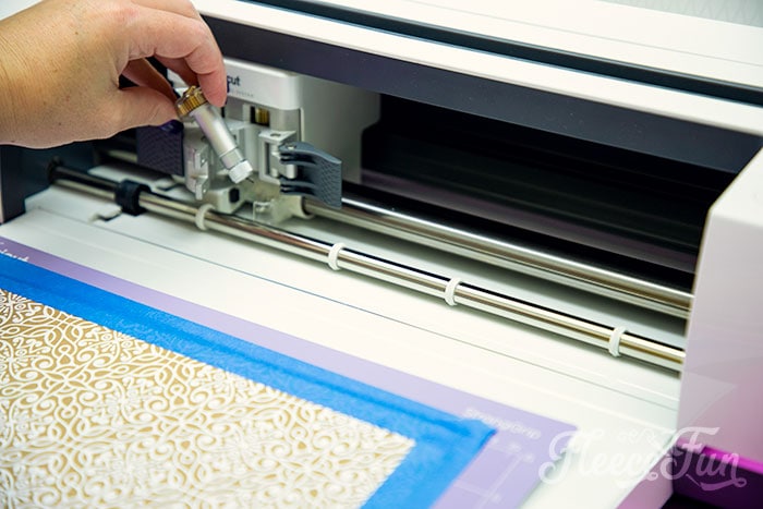 Fleecefun’s free template and tutorial for mastering chipboard cutting on Cricut Maker