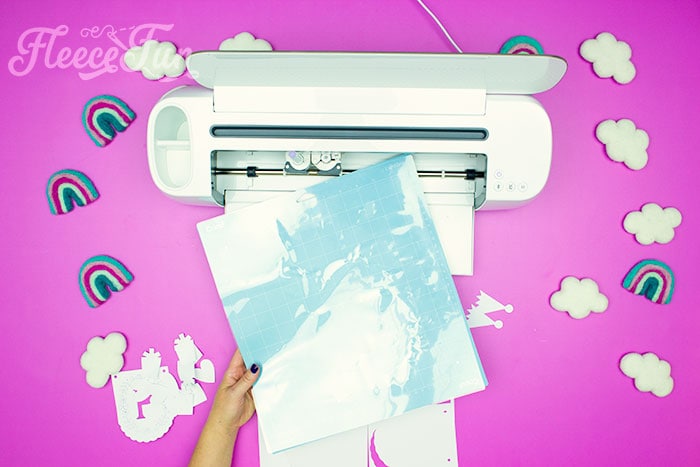 cutting out the paper elements