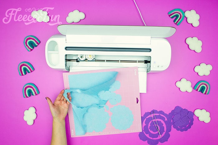 Achieve clean, precise felt cuts with the Cricut Maker – fleecefun free tutorial
