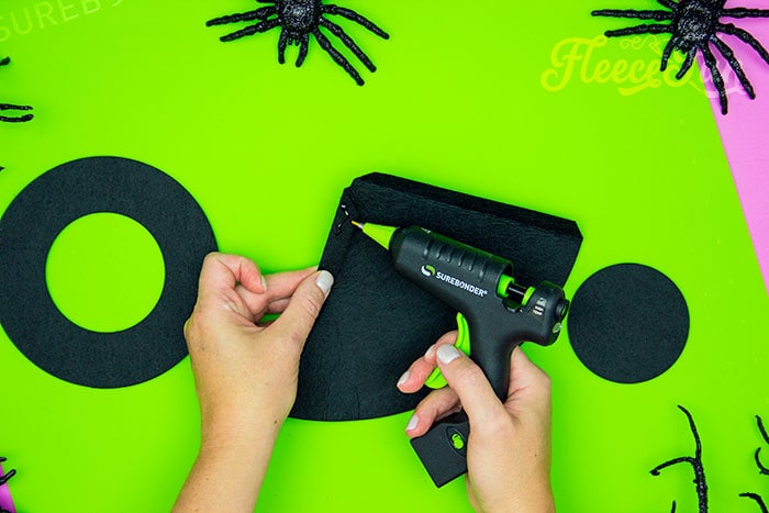 gluing the cone of the hat. This DIY Mini Witch Hat is no sew and comes with a free PDF pattern and SVG template to make it a breeze! 3 mini sizes so you can make the perfect hat!