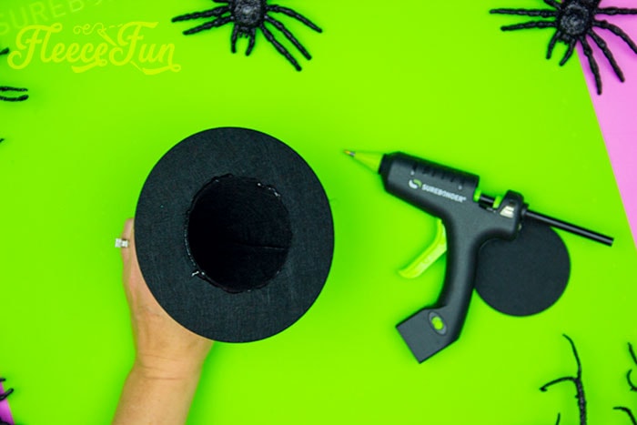 hat glued together. This DIY Mini Witch Hat is no sew and comes with a free PDF pattern and SVG template to make it a breeze! 3 mini sizes so you can make the perfect hat!