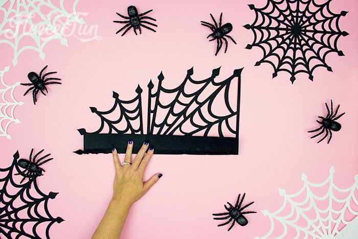 folding down top. These Spider Web doilies Free SVG files are the perfect finishing touch to you Halloween decor!  The free SVG includes 3 designs for decorating spookiness!