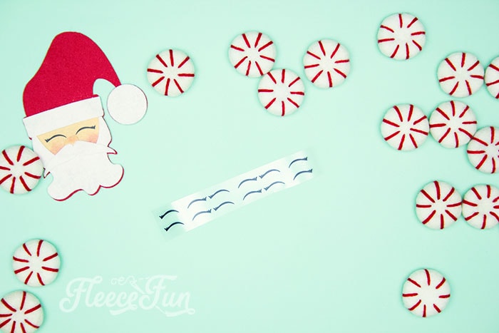 the chrismtas ornament's eyes weeded from HTV.