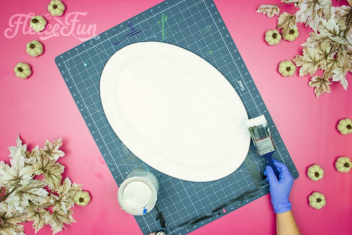 painting the platter