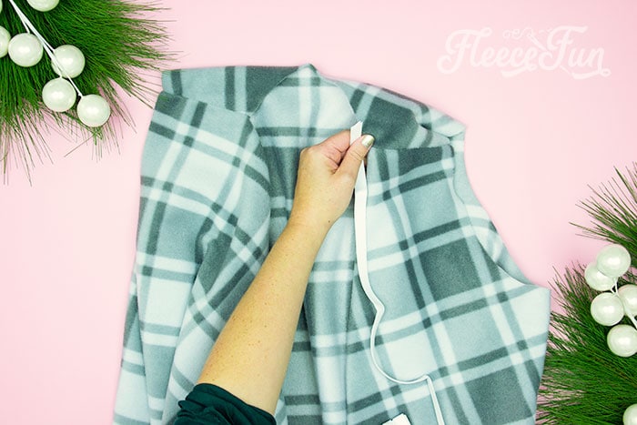 Sewing the women's fleece vest using fleecefun's free pattern and tutorial.