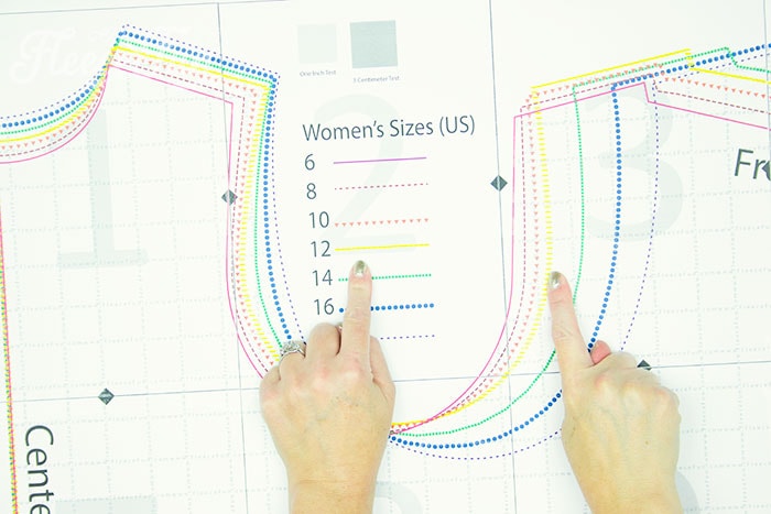 Adjusting the women's fleece vest pattern from fleecefun's free template.