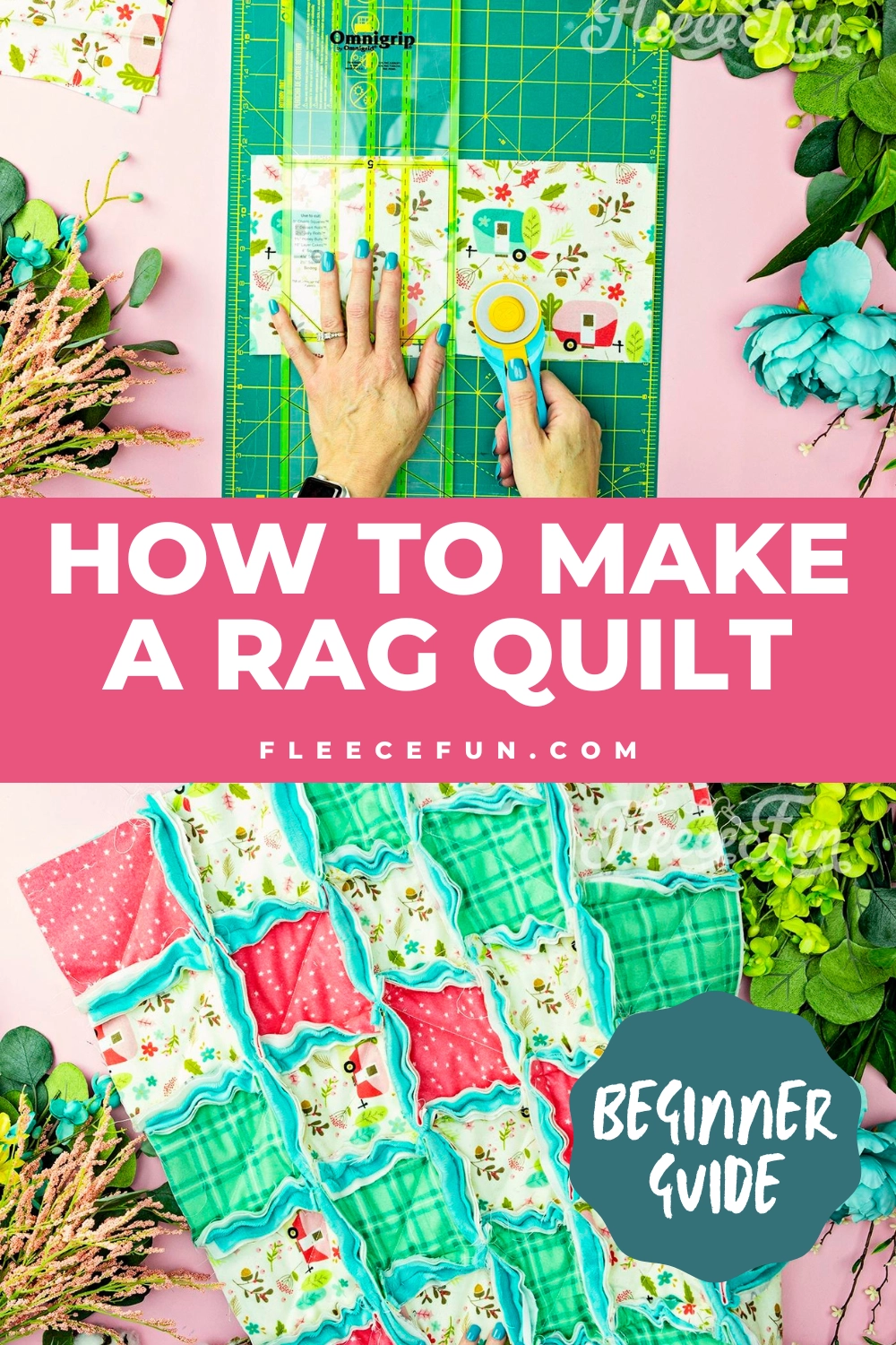 I love this tutorial. Each step has a video to walk you through it - perfect for beginners! Rag quilts are so great to snuggle under. This makes quilting and sewing look easy.