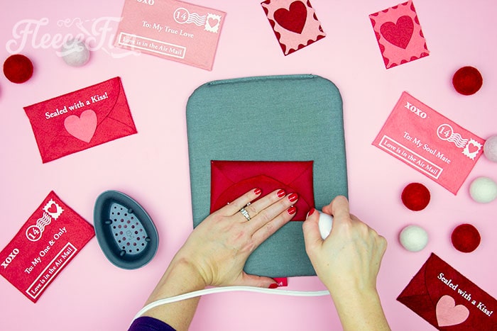 complete the valentine envelope