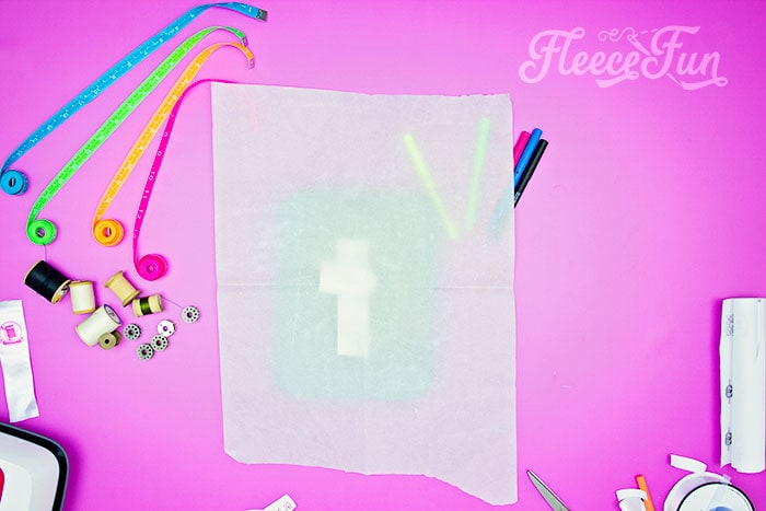Learn how to transfer graphics onto fabric for handmade sewing tags using fleecefun free guide